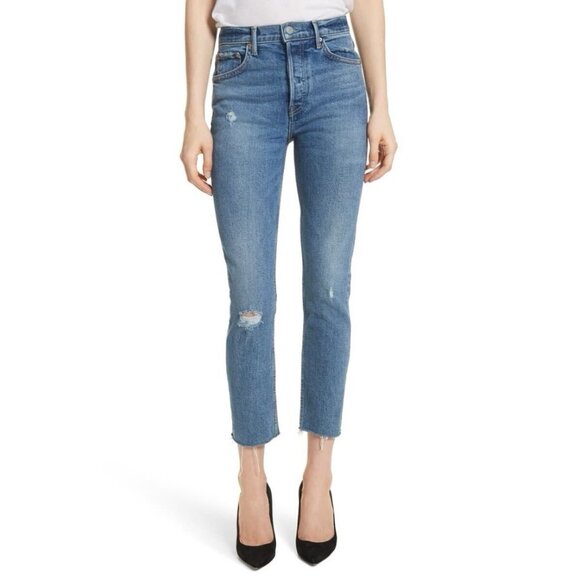 GRLFRND Denim - GRLFRND Jeans Size 24 Karolina in Sixpence Wash